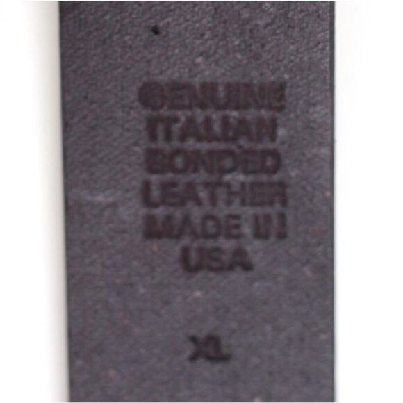 BROWN GENUINE LEATHER 1.25"Wd HOOK BUCKLE DRESS CASUAL WOMEN'S BELT Sz XL (I52 - Picture 9 of 13